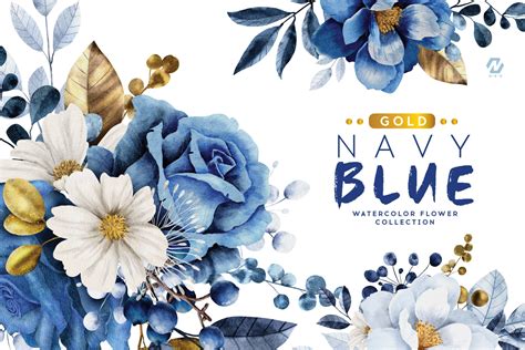 Preserving Navy Blue Flowers