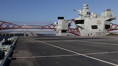 Modern HMS Prince of Wales aircraft carrier