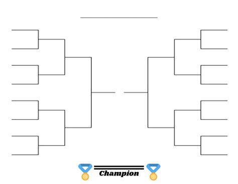 Printable Bracket Templates for Sports