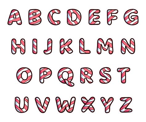 Printable Bubble Letters For Holidays