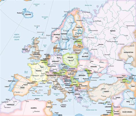 Printable Map Downloads Europe