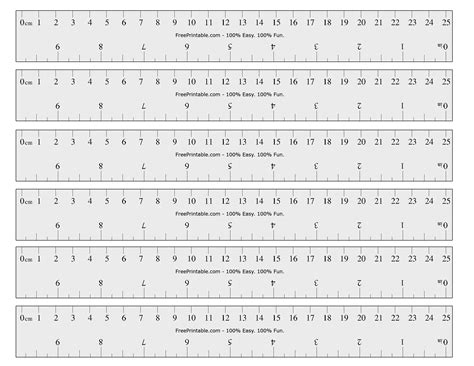 Printable PD Ruler Template Image 10