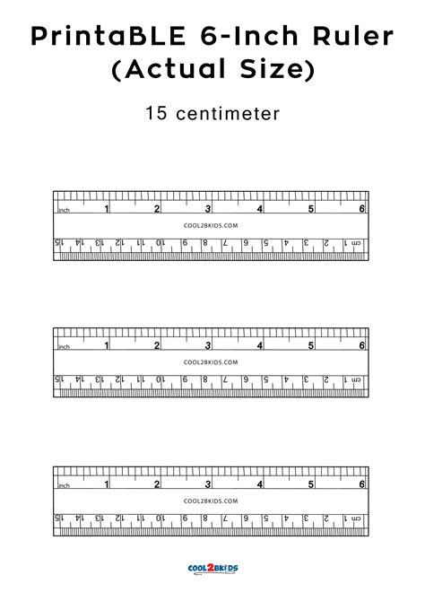 Printable PD Ruler Template Image 6