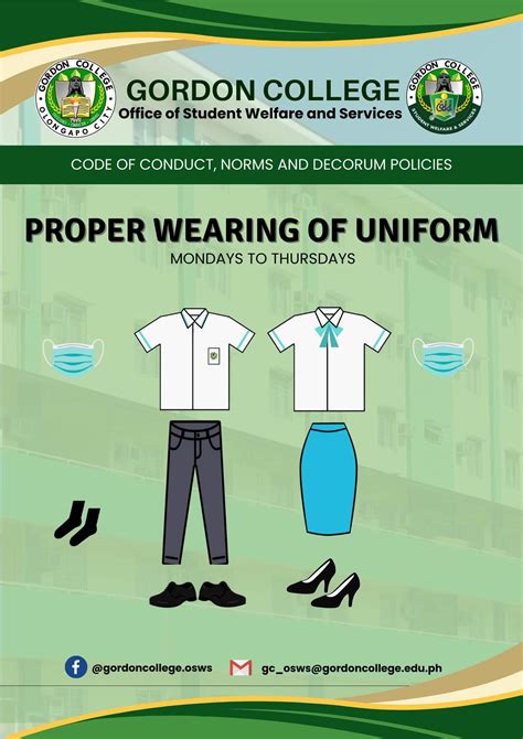 Proper Uniform Wear