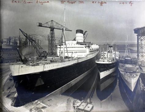 Construction of the Queen Elizabeth Ship