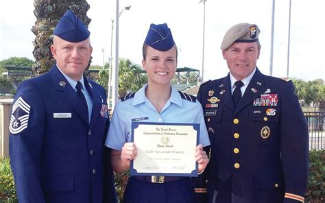 ROTC students studying together