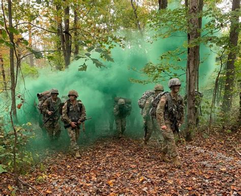 ROTC Students Participating In Field Training