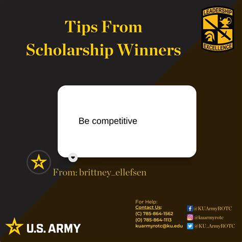 ROTC Scholarship Tips