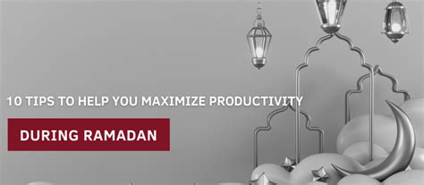 Ramadan and Productivity