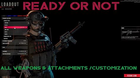 Ready or Not Loadout Customization