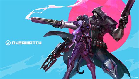 Reaper and Widowmaker in Battle