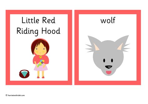 Red Riding Hood Printable Tips Image