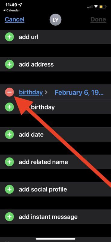 Methods to remove birthday information from other online platforms