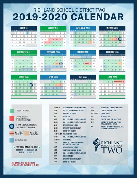 Richland2 Calendar and Community Engagement