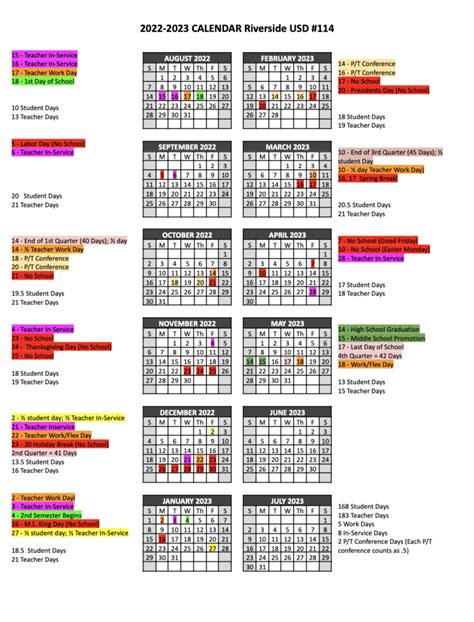 Riverside USD Calendar Reminders