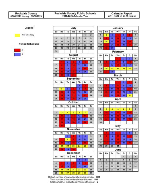 Rockdale County Schools Calendar