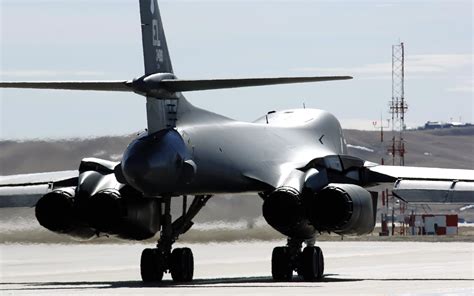 Rockwell B-1 Lancer On Runway