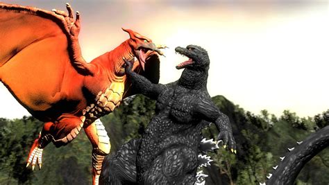 Rodan vs Godzilla