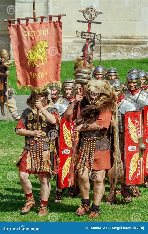 Roman Legionnaires in formation