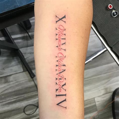 Roman Numeral Date Tattoo Generator