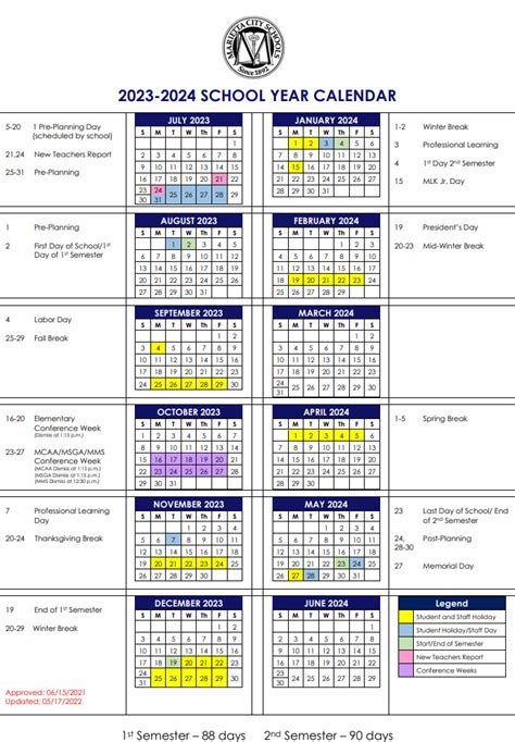 Rome City Schools Calendar and Technology Integration