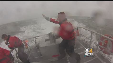 Navy crew training in rough seas navigation