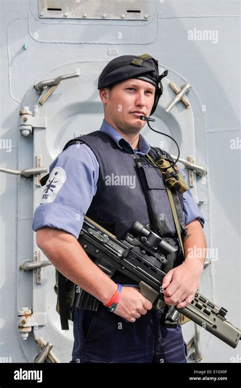 Royal Navy Warfare Specialist on a Submarine