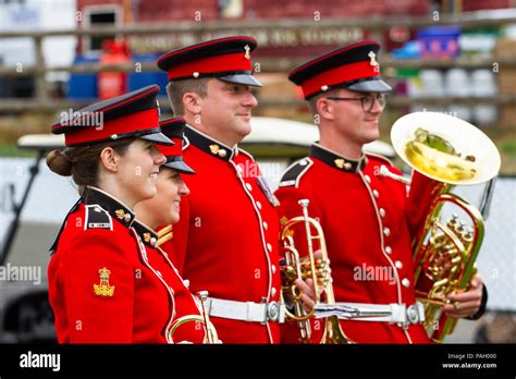 The Royal Welsh Regiment's marching band