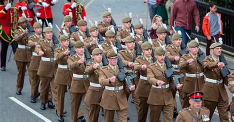 Soldiers of the Royal Welsh Regiment in action