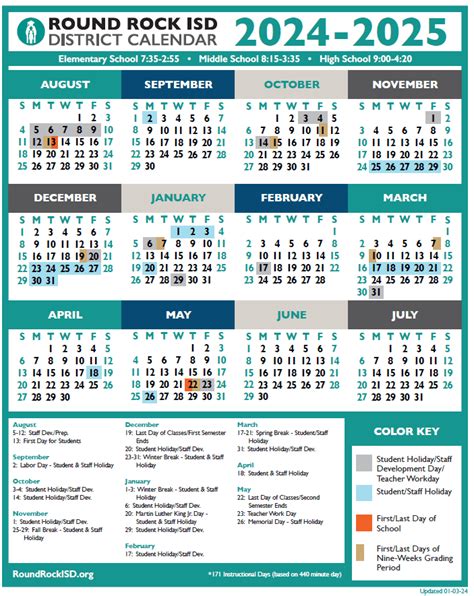 Rrisd Calendar Updates