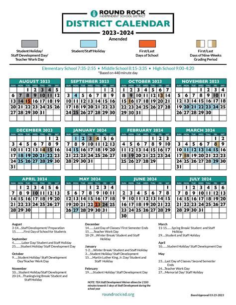 Rrisd Calendar Updates Info