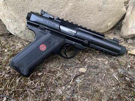 Ruger Mk 4 Target pistol with hunting gear