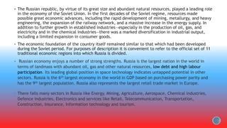 Russia's Diversification