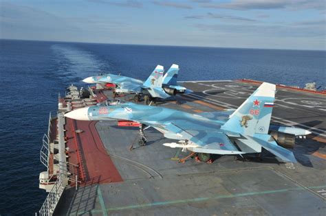 Russian Aircraft Carrier Kuznetsov Su-33 Flanker