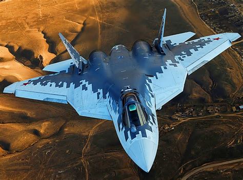 Advanced avionics of the Russian stealth fighter jet