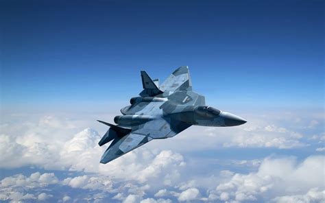 Russian stealth fighter jet as an interceptor