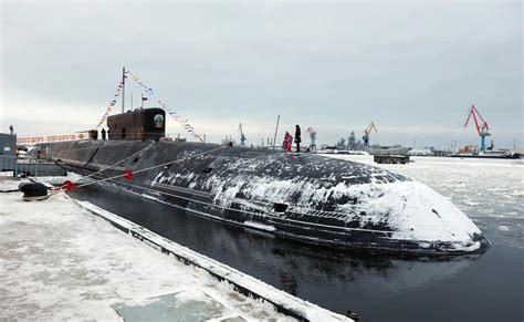 Russian Submarine in Port