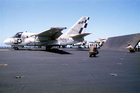 S-3 Viking Aircraft on Flight Deck