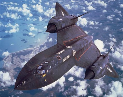 SR-71 Blackbird In Flight