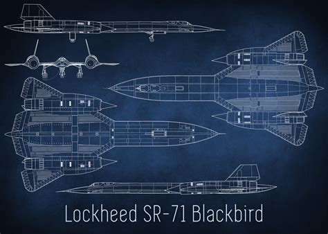 SR-71 Blackbird schematic