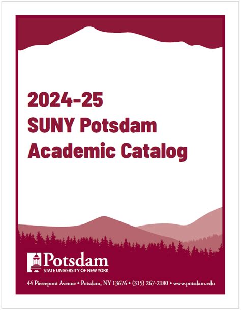 SUNY Potsdam Academic Calendar Guidance