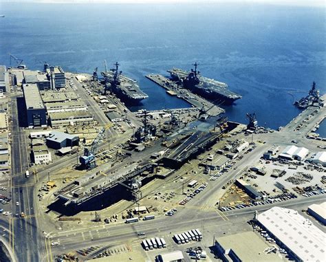 Aerial view of the San Francisco Naval Base