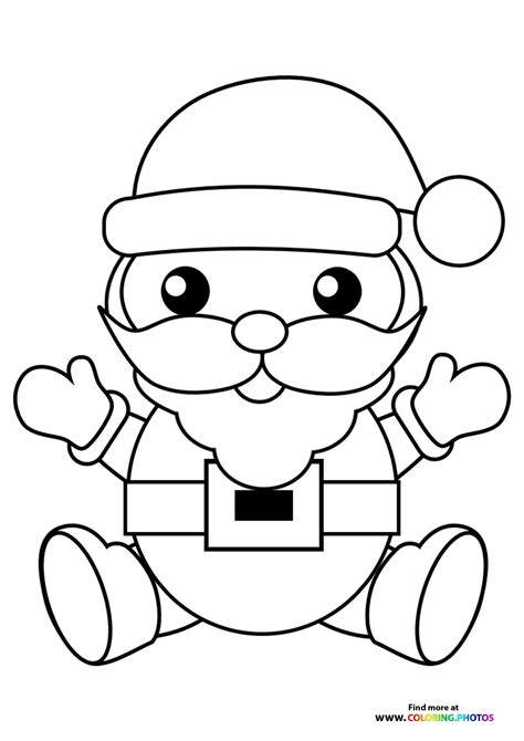 Santa Claus Coloring Printables