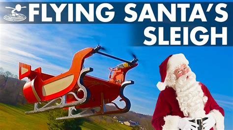 Santa's Sleigh in Flight