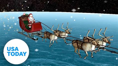 Santa's Sleigh Tracking Route