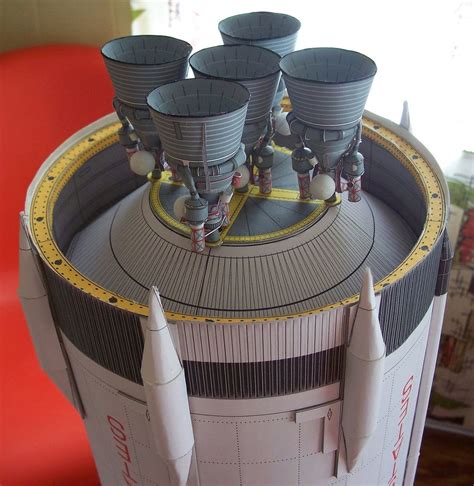 Saturn V Model Rocket Launch