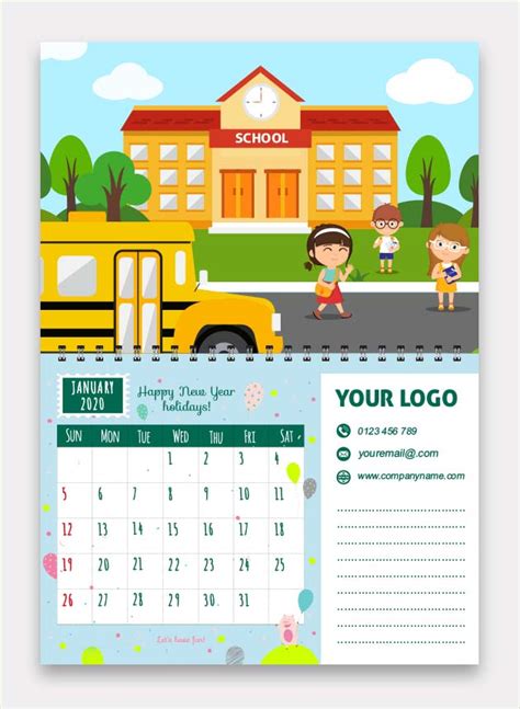 School Calendar Designs