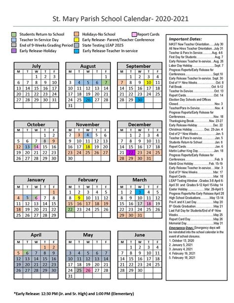 School Calendar Images