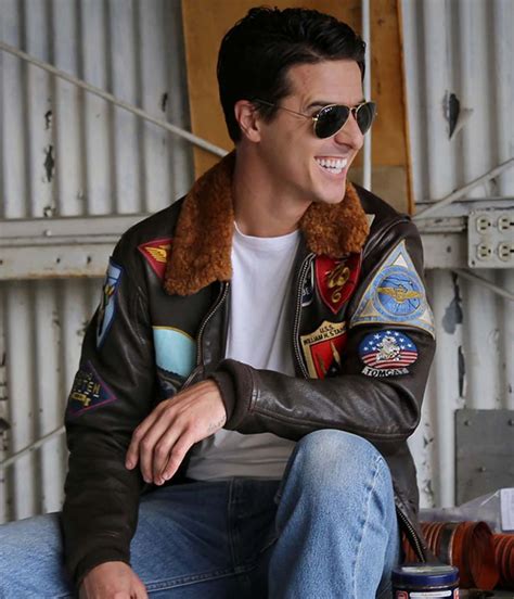 Schott NYC Leather Jacket in Top Gun Maverick