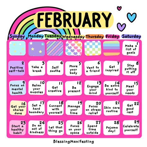 Self-Care and Wellness in February